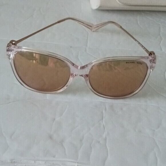 Michael Kors Marrakesh Clear RG Mirrored Sunglasses MK6006 3014R1 57-16-140 - Picture 9 of 16